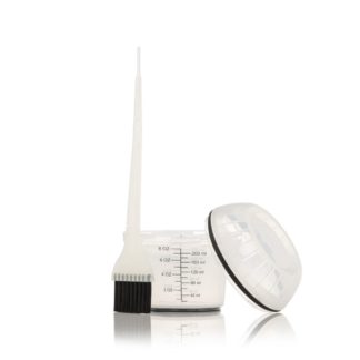 Yuup!® Misch-Dose und Pinsel für Conditioner und Masken, zum anrühren von Conditioner oder Masken.