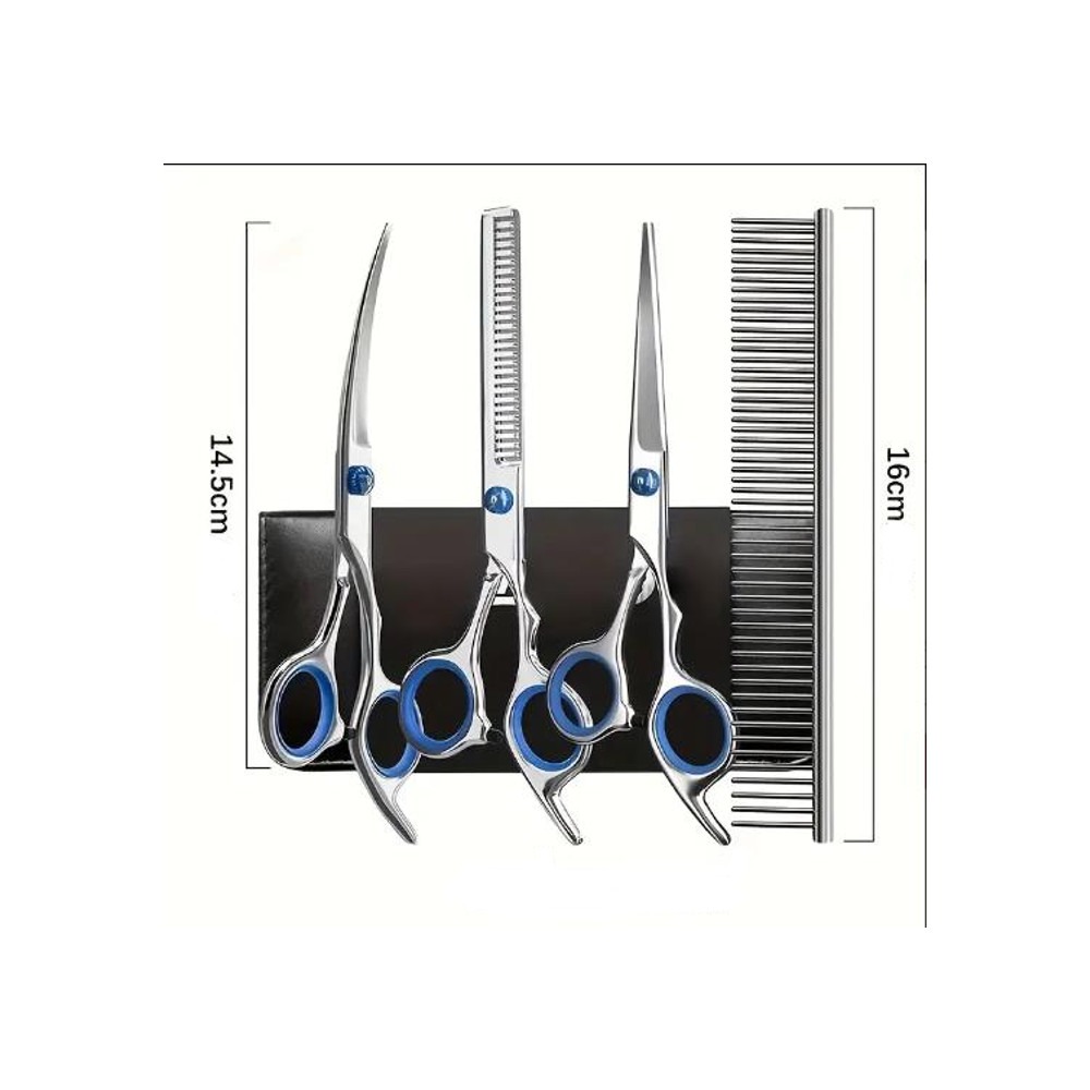 Professionelles Fellpflegescheren-Set – Bild 4