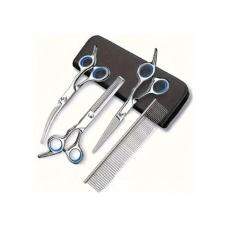 Professionelles 4-teiliges Fellpflegescheren-Set