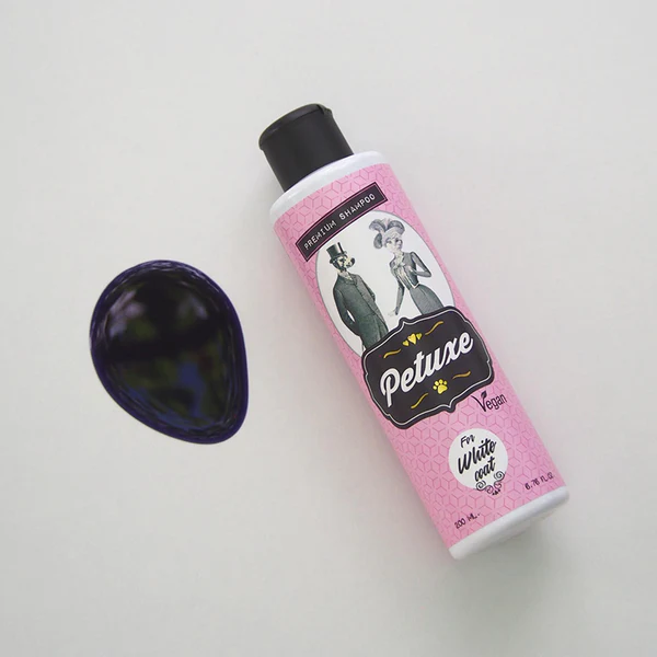 Petuxe® Premium Shampoo für weißhaarige Hunde und Katzen – Bild 5